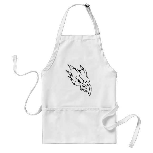 Animal Skull Adult Apron (Front)