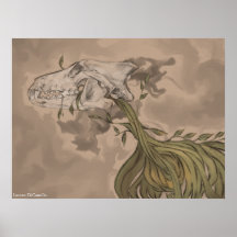 Animal Skull and Vines