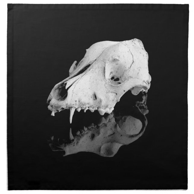 Animal skull cloth napkin (Front)