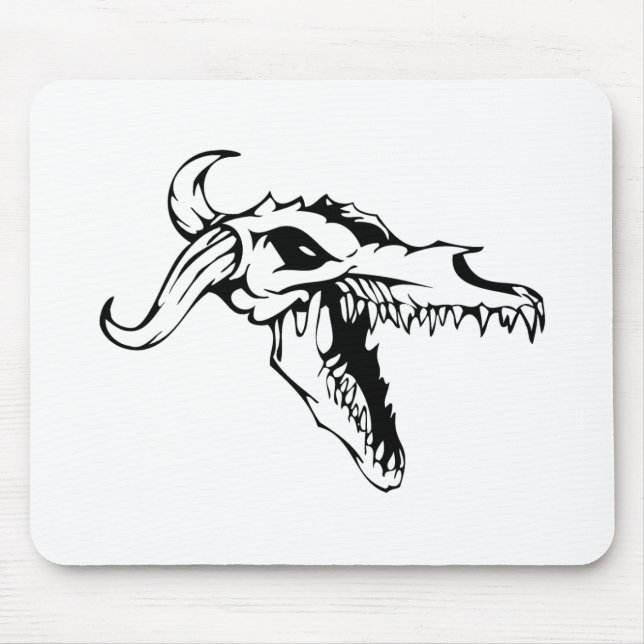 Animal Skull Mouse Pad (Front)