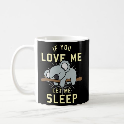 Animal Sleeping Koala Coffee Mug