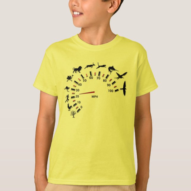 Animal speedometer T-Shirt (Front)