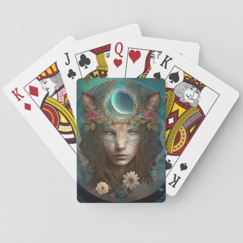 Animal Spirit Mystical Fantasy Art Playing Cards