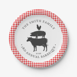 Animal Stack   Family Barbecue Paper Plates