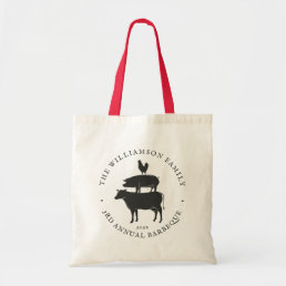 Animal Stack | Funny Family Barbecue Tote Bag