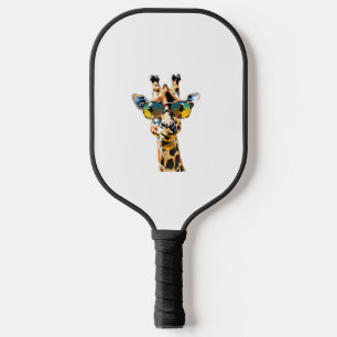 animal sunglasses giraffe with sunglasses   pickleball paddle