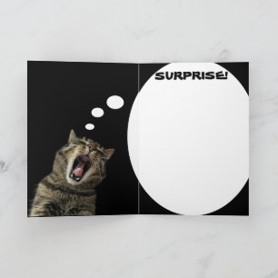 Animal, Surprise, Thank you card