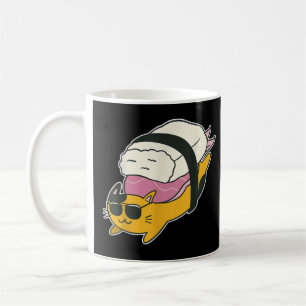 Animal Sushi Cat Lover Japanese Funny Kawaii Anime Coffee Mug