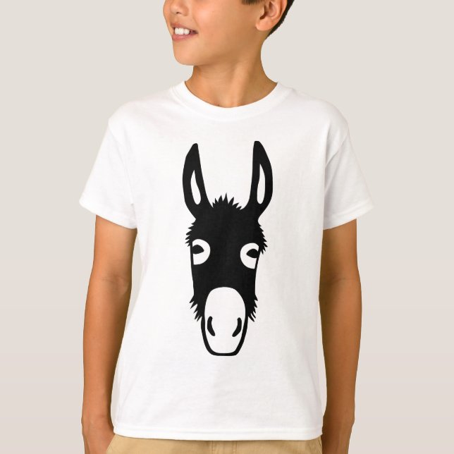 animal t-shirt esel donkey jackass burro fool (Front)