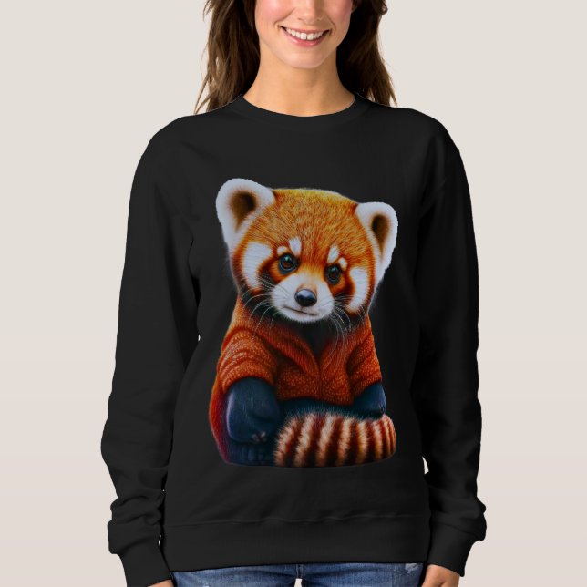 Animal T-Shirt, Red Panda Sweatshirt (Front)