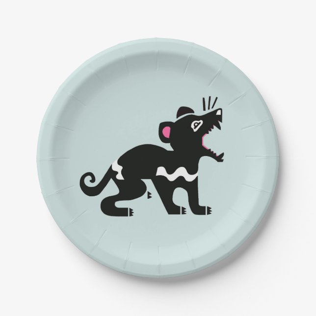 Animal - Tasmanian DEVIL- Australia - Party Paper Plates (Front)
