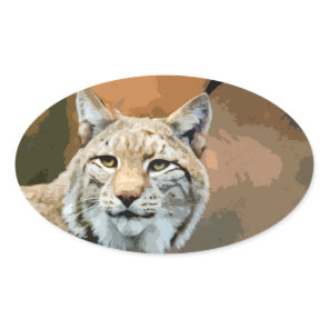 Animal-themed Sticker - Lynx