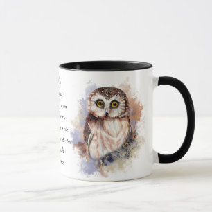 Animal Totem, Spiritual, Inspiration Owl Bird Mug