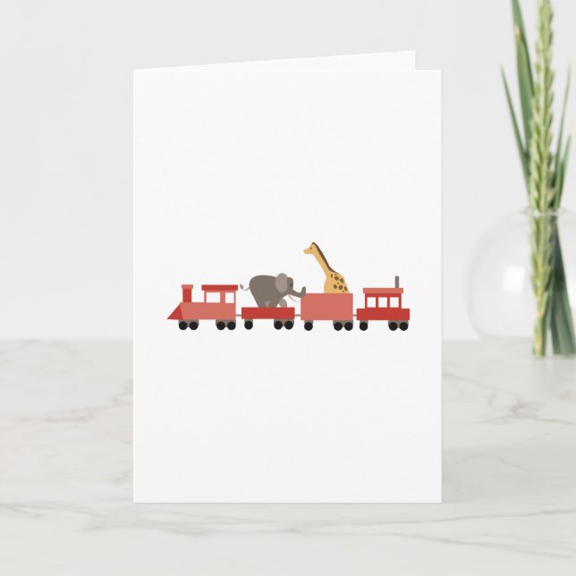 Animal Train Card (Front)
