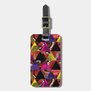 Animal Triangle Pattern Luggage Tag