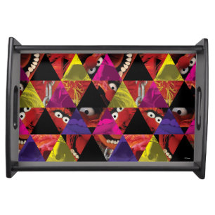 Animal Triangle Pattern Serving Tray