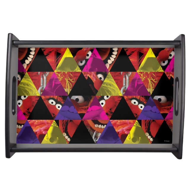 Animal Triangle Pattern Serving Tray (Front)