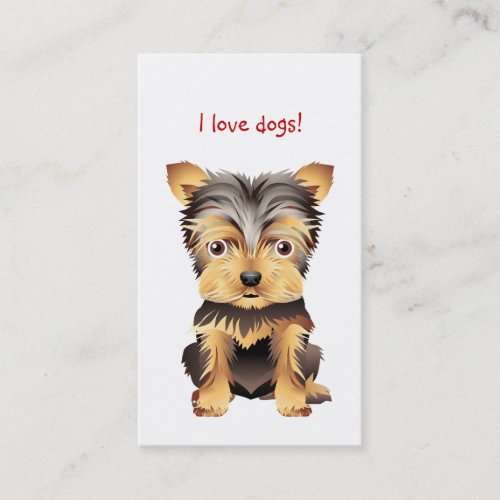 Animal Veterinarian Dog Business Card