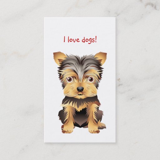 Customizable Animal Veterinarian Dog Business Card