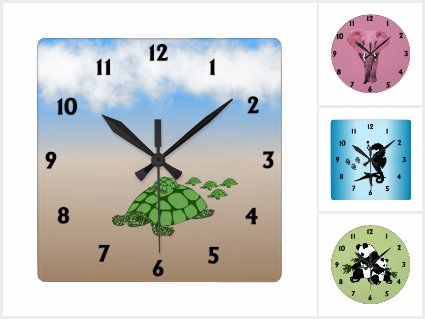 Animal Wall Clocks