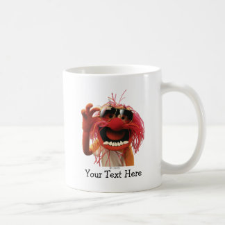 Animal wearing sunglasses coffee mug