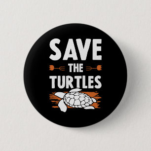 animal welfare turtle button