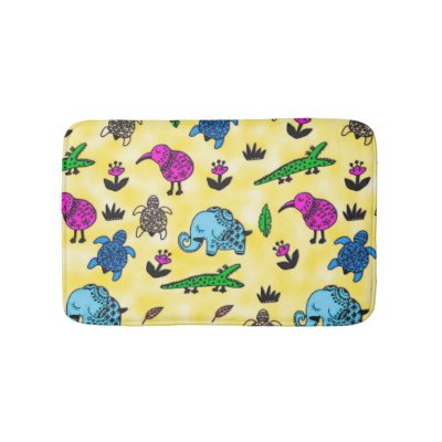 Animal Whirlwind Bath Mat
