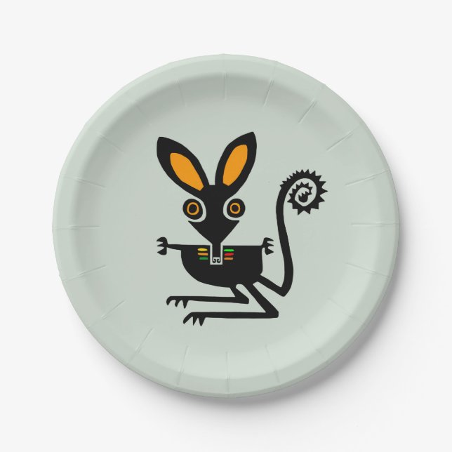Animal Wildlife - Cute BILBY- Animal lover - Paper Plates (Front)