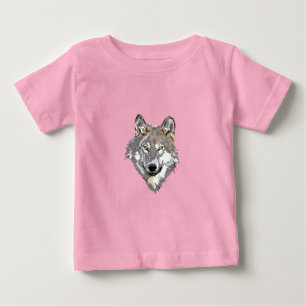 Animal Wolf Nature Peace Love Destiny Baby T-Shirt