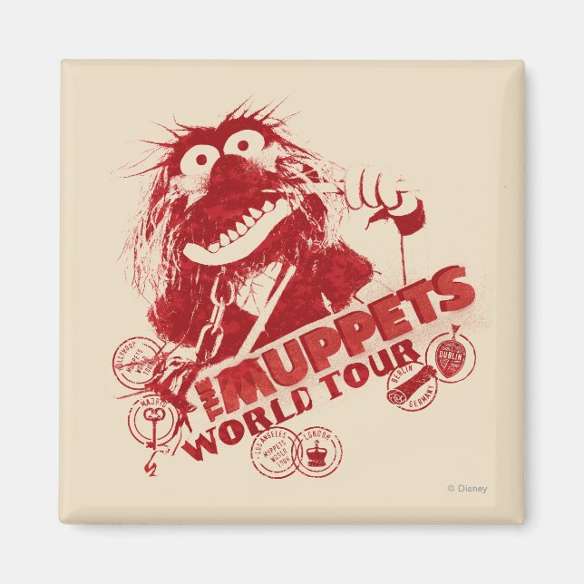 Animal World Tour Magnet (Front)