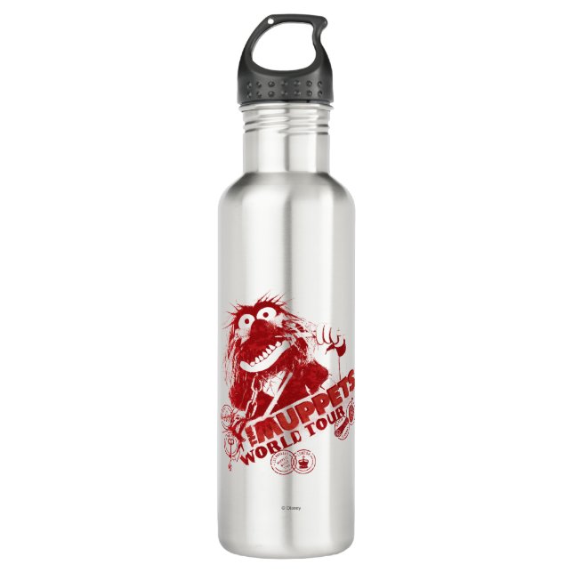 Animal World Tour Water Bottle (Front)