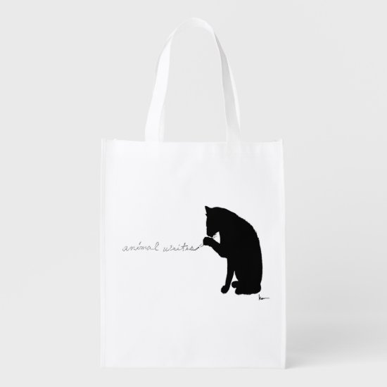 "animal writes" grocery bag