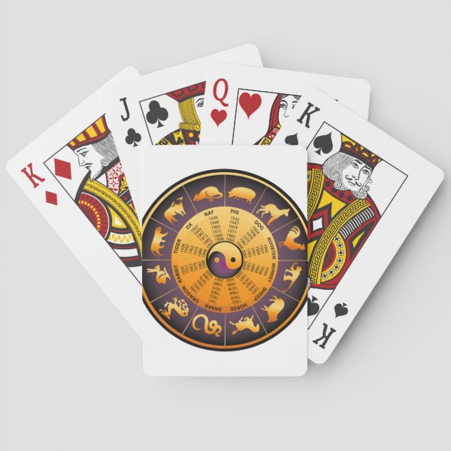 Animal Yin Yang Poker Cards (Back)