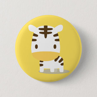 Animal Zebra Can Badge Pinback Button