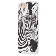 Animal Zebra Face Barely There iPhone 6 Plus Case