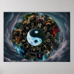 Animal Zodiac Poster