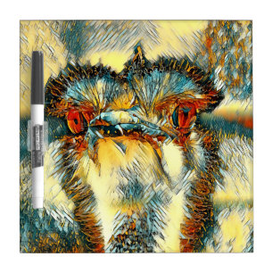 AnimalArt_Bird_008 Dry Erase Board