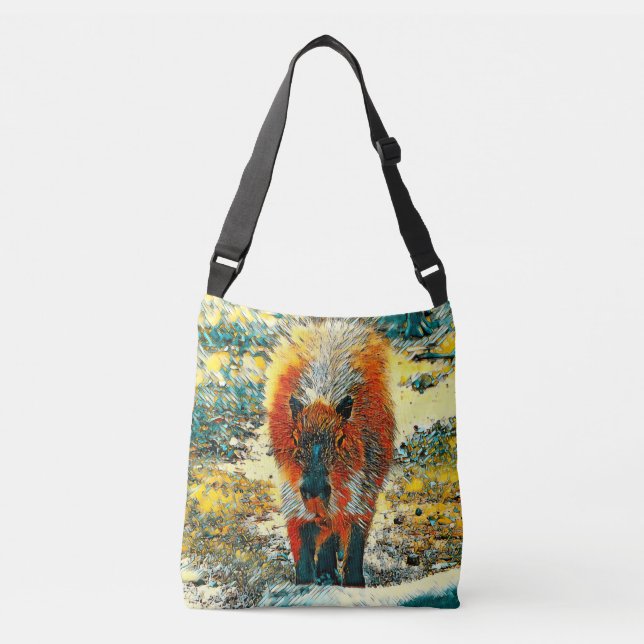 AnimalArt_Capybara_002 Crossbody Bag (Front)