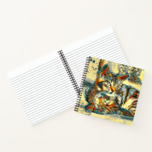 AnimalArt_Cat_015 Notebook