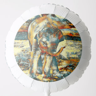 AnimalArt_Elephant_003 Balloon