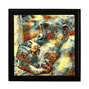 AnimalArt_Gorilla_001 Gift Box