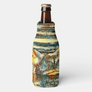 AnimalArt_Hippo_001 Bottle Cooler