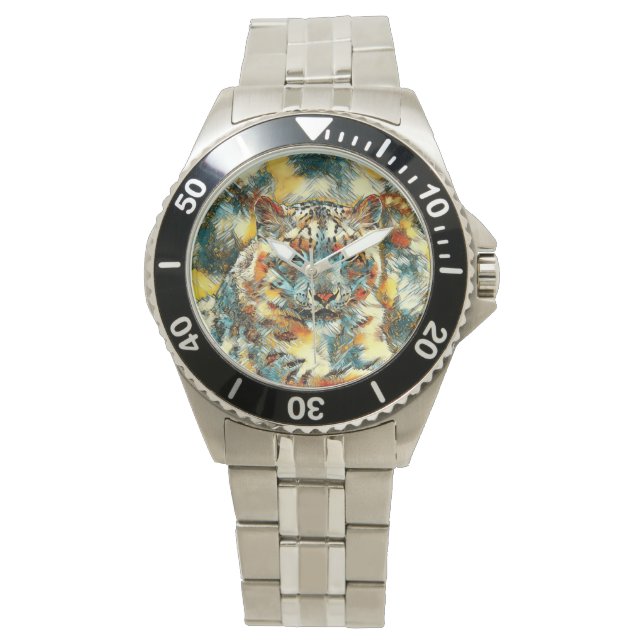 AnimalArt_Leopard_001 Watch (Front)