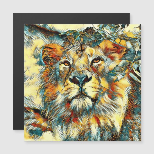 AnimalArt_Lion_002 (Front/Back)