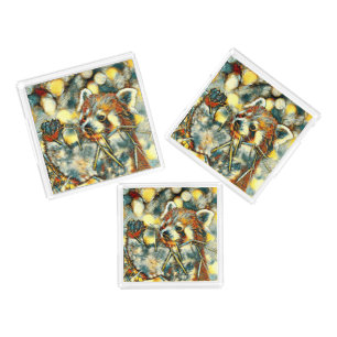 AnimalArt_RedPanda_001 Acrylic Tray