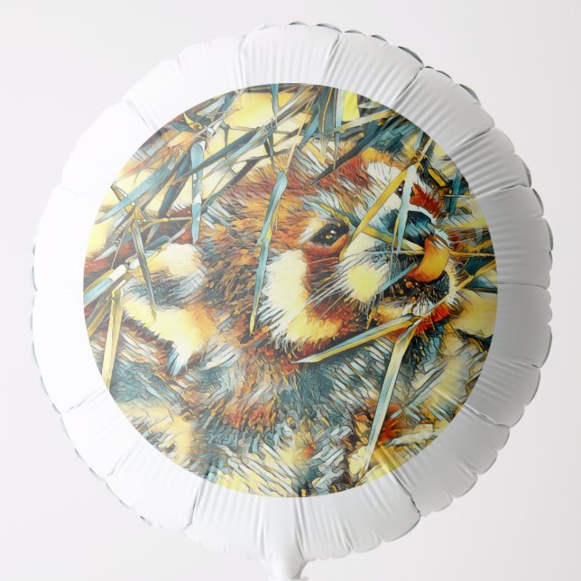 AnimalArt_RedPanda_003 Balloon (Front)