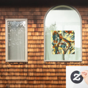 AnimalArt_Sloth_002 Window Cling