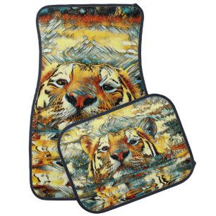 AnimalArt_Tiger_001 Car Floor Mat