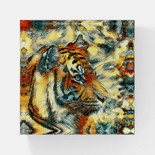 AnimalArt_Tiger_003 Paperweight