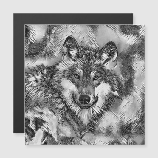 AnimalArtBW_Wolf_001 (Front/Back)